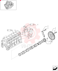 SCREW,Hex Flg, M8 x 1.25 x 25