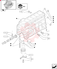 CYLINDER BLOCK,6 Cylinders