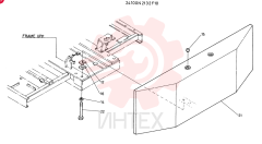 COUNTER-WEIGHT ASSY, CONSISTS OF REF. 14 TO 22