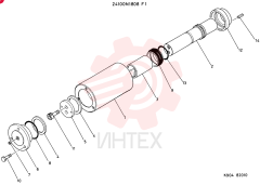 Схема (K905) - EXCAVATOR BTW LP0004 - LP0554 (1/82-12/03) 24100N1808F1