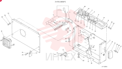 Схема (K905) - EXCAVATOR BTW LP0004 - LP0554 (1/82-12/03) 24100J3808F2