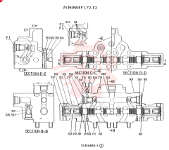 VALVE ASSY, CONTROL, CONSISTS OF THE FOLLOWING PARTS 2436U666F1