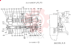 HYDRAULIC PUMP 2441U663F1 (2)