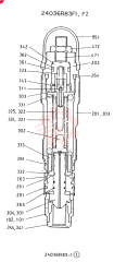 Схема (K909A) - EXCAVATOR ASN LQ0795 (1/83-12/03) 24036R83F1
