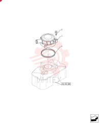 GASKET,86mm ID x 94.6mm OD x 8.6mm Thk