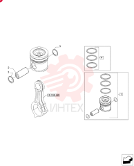 PISTON & RINGS KIT,0.4mm Oversize