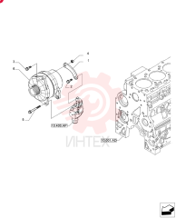 Схема (F4GE9684E J615) - ENGINE 5801763602 - 47613194 (8/14-) 504282815
