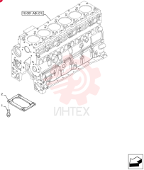 SCREW,Hex Flg, M10 x 1.5 x 25