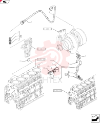 SCREW,Hex Flg, M8 x 1.25 x 25 4899079 (2)