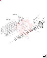 SCREW,Hex Flg, M8 x 1.25 x 25 4899079 (1)