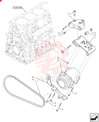 AIRCOND. COMPRESSOR,12V, W/ Clutch, W/ Pulley