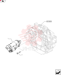 STARTER MOTOR,24V, 4kW
