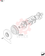 CAPTIVE WASHER SCREW,Phillips Drive, Oval HD, M12 x 1.25 x 78.5mm, Cl 10.9