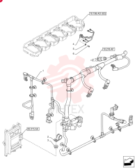 CLAMP,20mm, Insul, 7mm Bolt