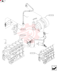 SCREW,Hex Flg, M8 x 1.25 x 25 4899079 (2)