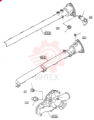 Схема (FD6(T)14) - NISSAN DIESEL ENGINE ASN 050001 - LK400 & LK500A (1/06-12/06) VG0093121210