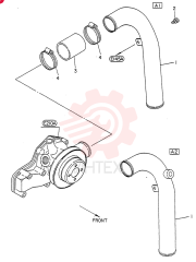 PIPE-WATER INLET VG21380Z5509
