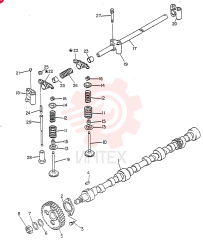 Схема (FD6(T)14) - NISSAN DIESEL ENGINE ASN 050001 - LK400 & LK500A (1/06-12/06) VG13001Z5518