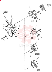 SPACER-FAN (60H-6-90,T=55) (FOR A14)