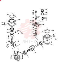 Схема (PE6T04) - NISSAN DIESEL ENGINE - LK900 & LK700A W/TURBO (1/03-12/06) VG1450196008