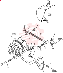 GENERATOR ASSY (35A-BX2) (INNER PARTS E231E) (FOR A1) VG23100-9607
