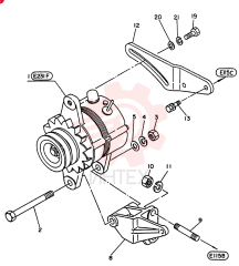 GENERATOR ASSY (35A-BX2) (INNER PARTS E231E) (FOR A1) VG231009607 (2)