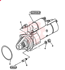 Схема (PE6T04) - NISSAN DIESEL ENGINE - LK900 & LK700A W/TURBO (1/03-12/06) VG2330096063
