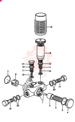 Схема (PE6T04) - NISSAN DIESEL ENGINE - LK900 & LK700A W/TURBO (1/03-12/06) VG1664096000
