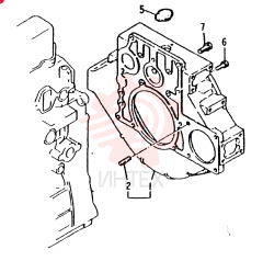 FLYWHEEL HOUSING ASSY VAME080317
