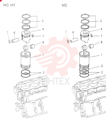 KIT, LINER, PISTON R VAME999037