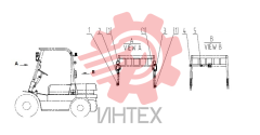 Жгут проводов фонаря 46C2508 001