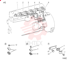 Схема (6D14-T) - MITSUBISHI DIESEL ENGINE - K907 & MD180LC (1/87-12/06) VAME039641 (2)
