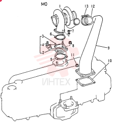 TURBOCHARGER ASSY TD06-17A (FOR M0 ONLY), Start Year: 01-JAN-84 VAME037700 (1)