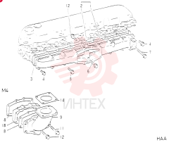 Схема (6D15) - MITSUBISHI DIESEL ENGINE - K907 & MD180LC (1/87-12/06) VAME033379 (1)