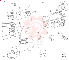 TURBOCHARGER VAME037701 (1)