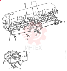 Схема (6D15) - MITSUBISHI DIESEL ENGINE - K909LC & MD240BLC (1/87-12/06) VAME033379 (2)