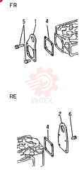 Схема (6D15) - MITSUBISHI DIESEL ENGINE - K909LC & MD240BLC (1/87-12/06) VAME031928