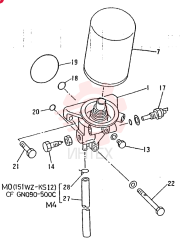 Схема (6D15) - MITSUBISHI DIESEL ENGINE - K909LC & MD240BLC (1/87-12/06) VAME074011