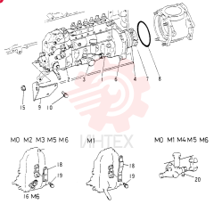 INJECTION   PUMP   GENERAL   ASSY  NO (1900004023) (FOR M0,M1 ONLY)
