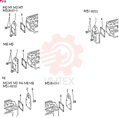 Схема (6D15) - MITSUBISHI DIESEL ENGINES - K907D & K907LC EXCAVATORS (1/86-12/06) VAME031928