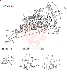 INJECTION PUMP GENERL ASSY ,FOR M0 to M2 ONLY