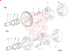 Схема (6D16-T) - MITSUBISHI DIESEL ENGINE - K907 & MD180LC (1/87-12/06) VAME032899