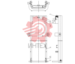 Рама наружная дверная в сборе 43C0615 000