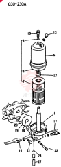 Схема (6D16-T) - MITSUBISHI DIESEL ENGINE - K909 II & K909LC II EXCAVATORS (1/87-12/06) VAME034775