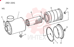 AIR CLEANER(INNER PARTS)(M5)