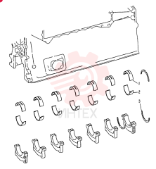 SET OF STD MAIN BRGS VAME052053