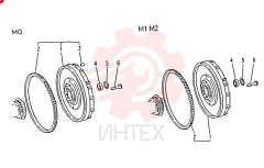 Схема (6D22) - MITSUBISHI DIESEL ENGINE - K912, K912LC, & K916 (1/83-12/06) VAME052658