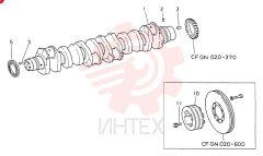 CRANK SHAFT & PULLEY, M4