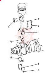 Схема (6D22-T) - MITSUBISHI DIESEL ENGINE - K912, K912LC, & K916 (1/83-12/06) VAME052763