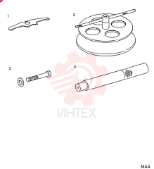 Схема (6D22-T) - MITSUBISHI DIESEL ENGINE - K912, K912LC, & K916 (1/83-12/06) VAMH061330